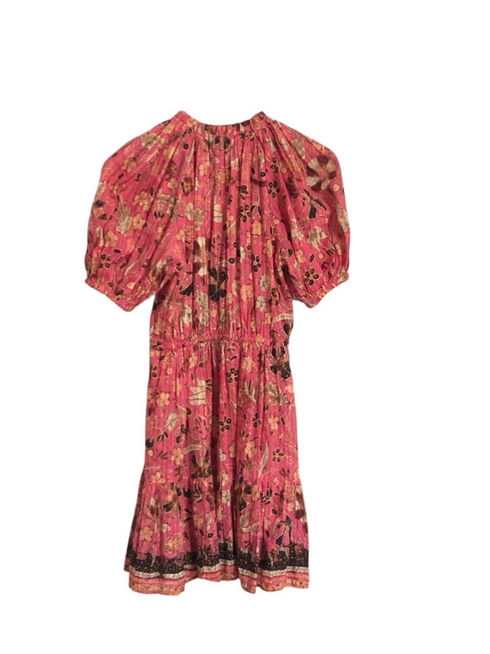 Ulla Johnson Sanna Tiered Dress in Hollyhock - Picture 4 of 5